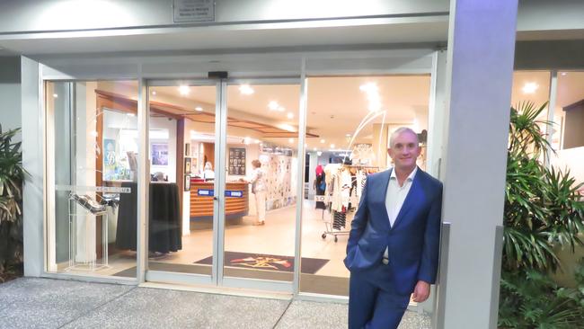 Smiles Inclusive founder and managing director Mike Timoney pictured outside of the Southport Yacht Club after it listed.