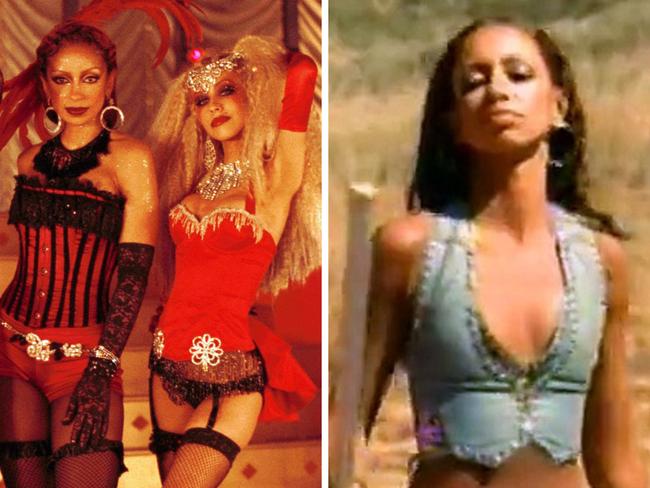 R&B singer Mya in her biggest videos.