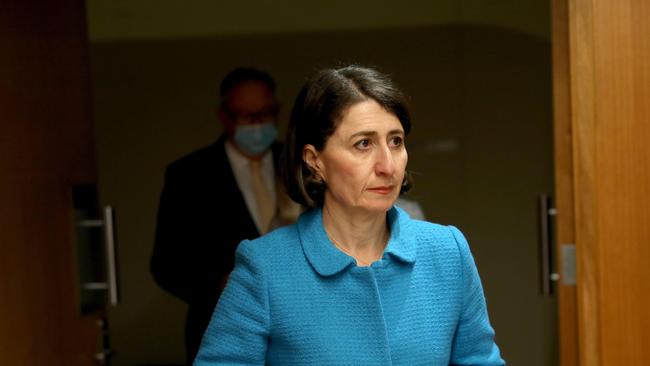 NSW Premier Gladys Berejiklian was tested for Covid. Picture: NCA NewsWire / Damian Shaw