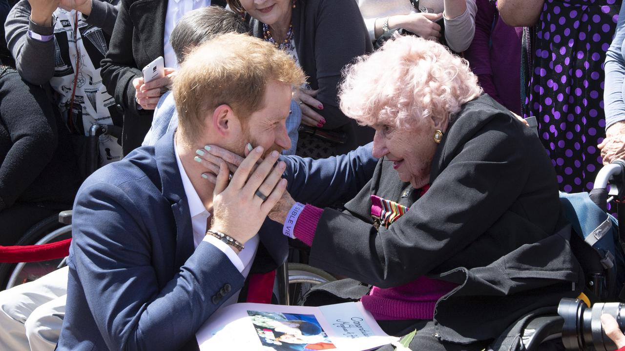 Harry has regularly given Daphne Dunne plenty of his time. Picture: Paul Edwards/Getty Images