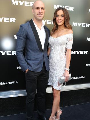 Chris and Bec Judd at the Myer fashion launch.