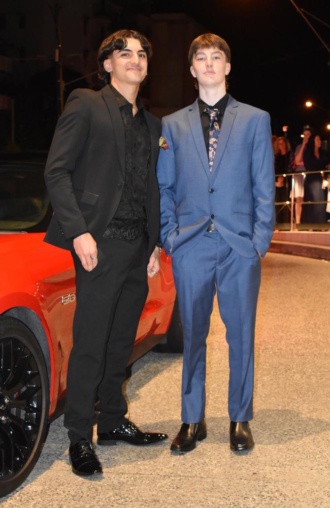 Hayden H and Shaheed M at the Siena Catholic College Yr 12 Benefit Ball (formal 2024).