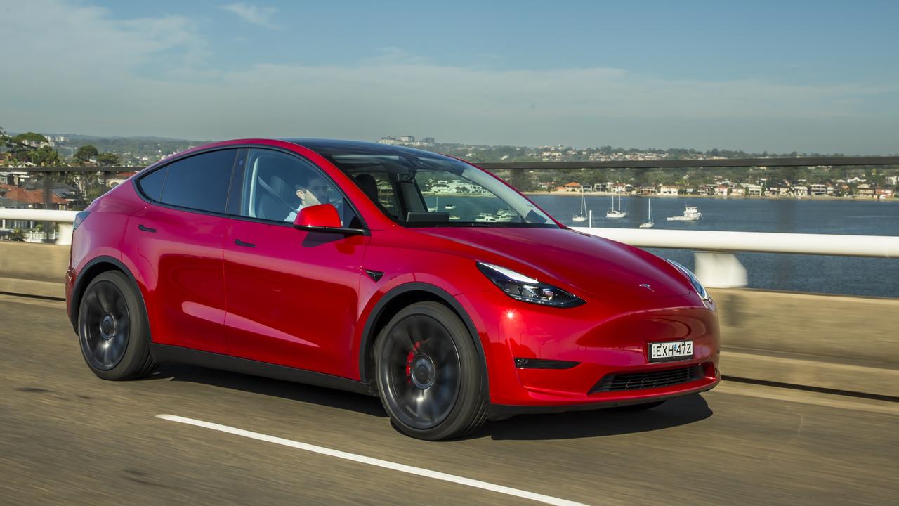 The Tesla Model Y is easily the best selling electric car in the country. Photo: Mark Bean.