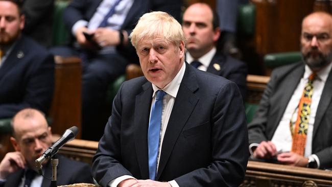 Boris Johnson denies knowing Chris Pincher had a reputation despite calling him “handsy.” Picture: AFP.