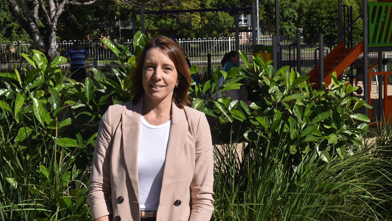 Mackay Councillor Belinda Hassan at the Sarina Field of Dreams for the launch of the Know Your Burb website. Picture: Matthew Forrest