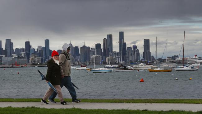 Victoria is freezing, not cooking. Picture: David Crosling