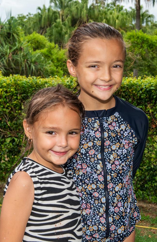 Brylee and Liana Eales from Andergrove at Australia Day @ The Bowlsie Northern Beaches Bowls club.Picture: Michaela Harlow