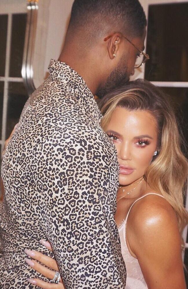 Khloe Kardashian and Tristan Thompson. Picture: Khloe Kardashian/Instagram