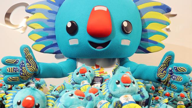 Commonwealth Games mascot Borobi. Picture: Richard Gosling.