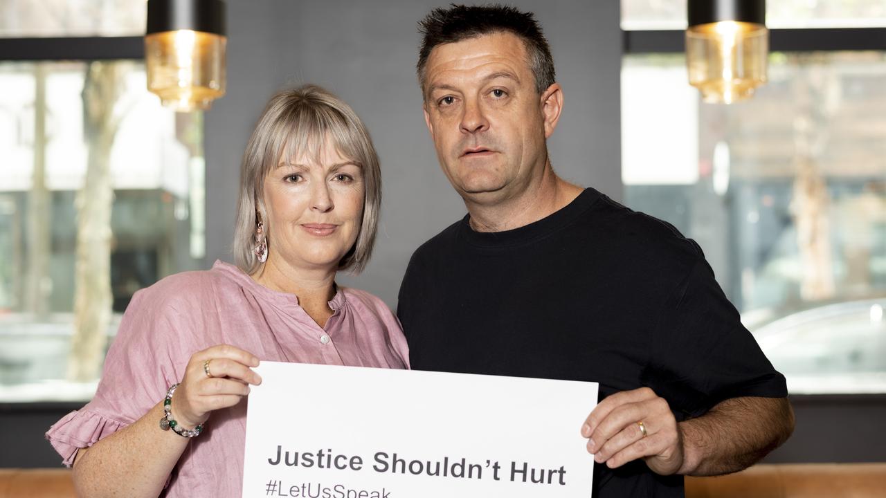 Michelle and Brent Milthorpe pose for a photo in Surry Hills. Picture: NewsWire / Monique Harmer