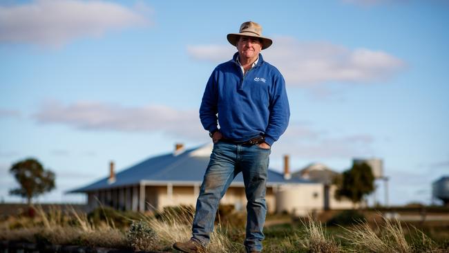 Mutooroo Pastoral managing director James Morgan at Mutooroo Station at Cockburn in South Australia. Picture: Matt Turner