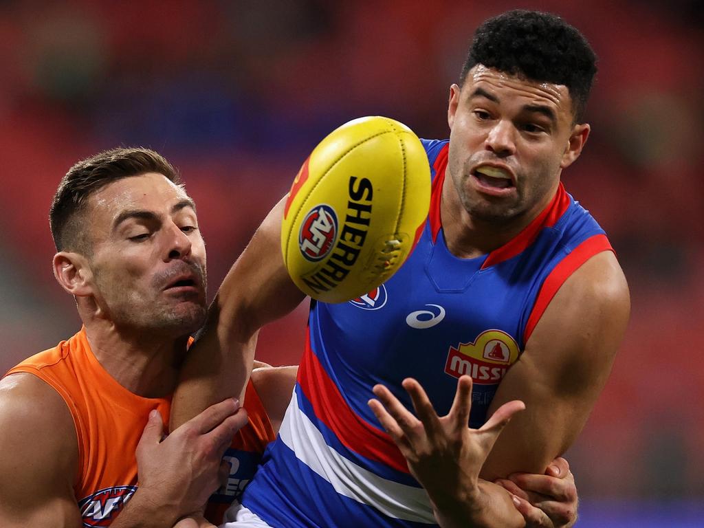 Norm Smith medallist Jason Johannisen could leave the kennel at season’s end. Picture: Getty Images