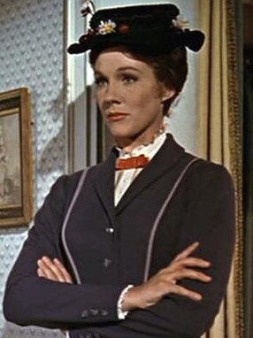 Julie Andrews as Mary Poppins