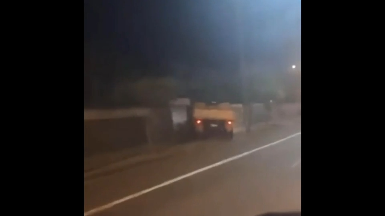 Truck driven dangerously in Townsville on Friday night