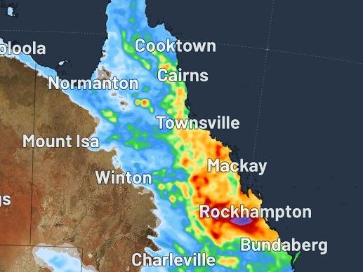 A warning has been issued for more than 5cm hail stones that are bigger than golf balls. Picture: Weatherzone