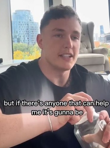 The young CEO is asking TikTok to help. Picture: TikTok/KyleHunt