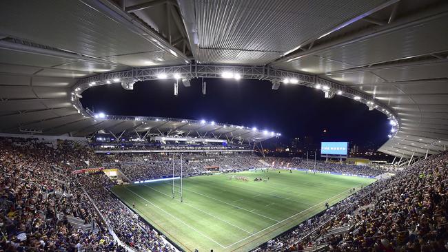 Thousands of people could soon return to Queensland Country Bank Stadium. But the numbers will be far fewer than the 2020 NRL season opener. PICTURE: MATT TAYLOR.