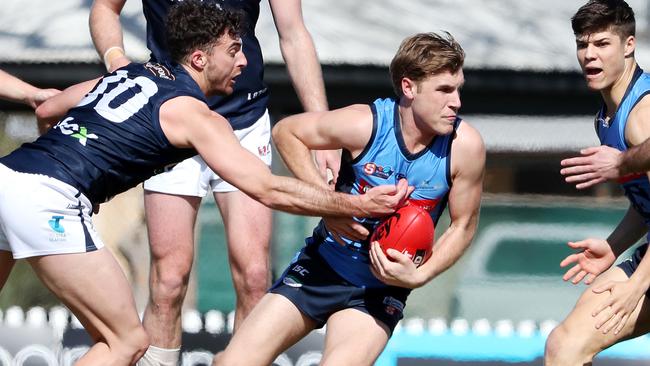 Sam Colquhoun has starred for Tanunda since arriving from Sturt. Picture: Sarah Reed