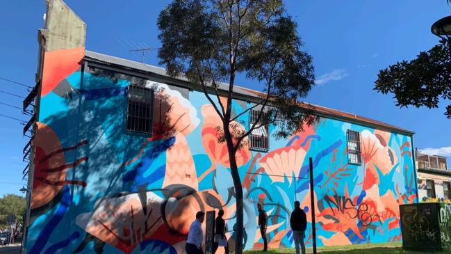 This mural in Newtown is set to be replaced with a new creation by Tim Phibs.