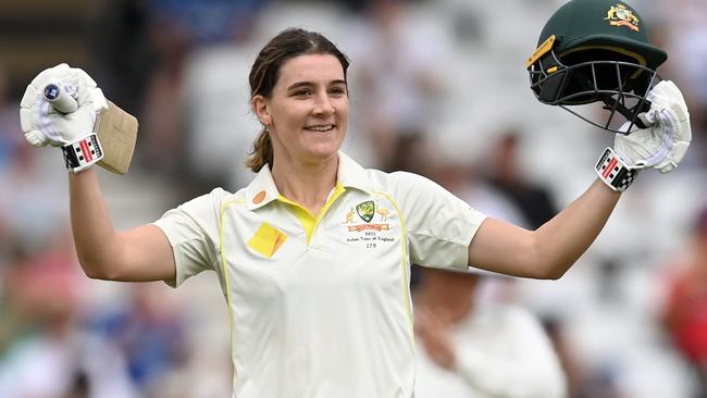 Annabel Sutherland is the new captain of the Melbourne Stars. (Photo by Gareth Copley/Getty Images)