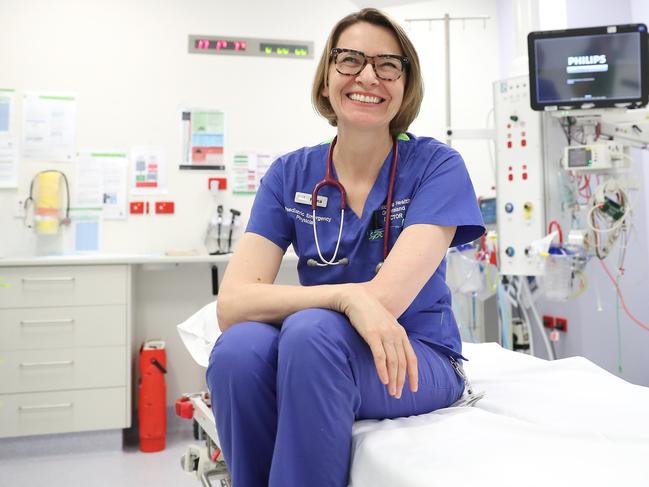 Queensland Children’s Hospital emergency doctor Fiona Thomson. Picture: Peter Wallis