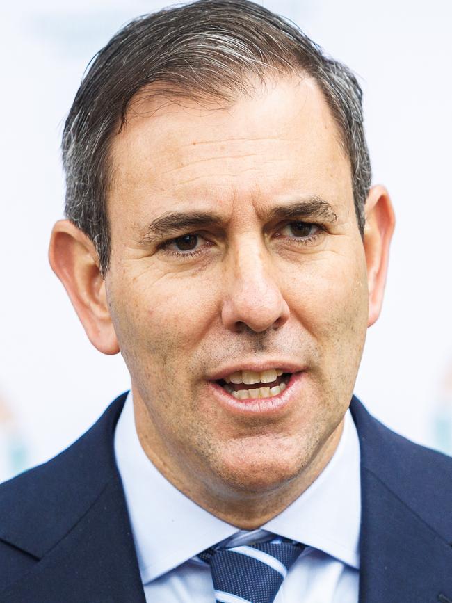 Treasurer Jim Chalmers said the government was ‘confident but not complacent’ Australia would achieve a ‘soft landing’ against inflation. Picture: NewsWire / Aaron Francis / POOL IMAGE