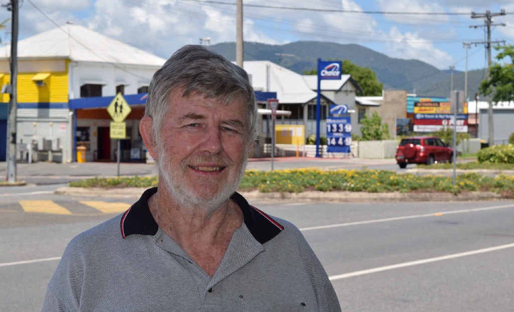 XXX XXX: Terry Robinson believes he’s found the cheapest petrol station in Rocky, and he’s been fuelling up there for 16 years. Picture: Rachael Conaghan