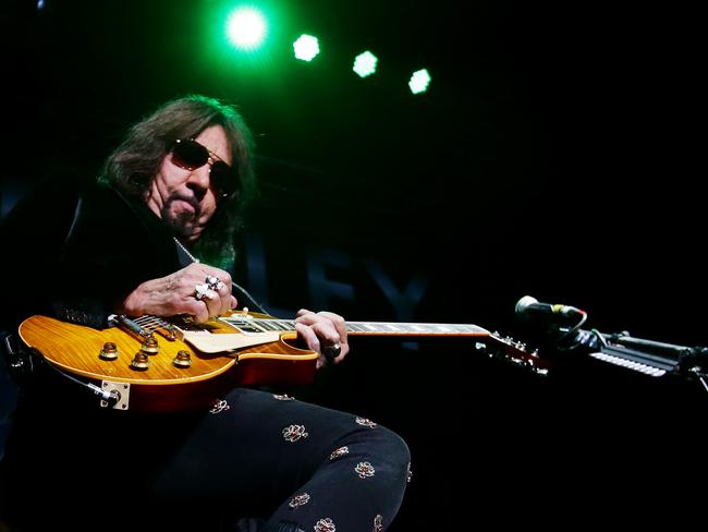 Ace Frehley performs at Brisbane Entertainment Centre. Picture: Mark Calleja/AAP