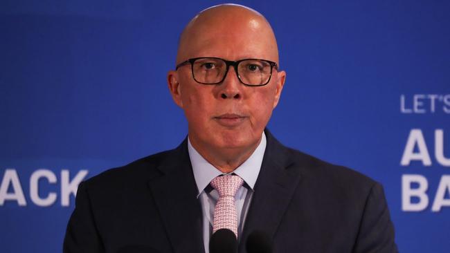 SYDNEY, AUSTRALIA : NewsWire Photos - JANUARY 21 2025;  The Leader of the Opposition Peter Dutton is in West Ryde, and makes a speech at the Liberal Party Rally in support of Bennelong, Parramatta. Picture: NewsWire/ Gaye Gerard