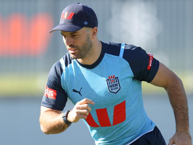 James Tedesco in his first hit out. Picture: Jason McCawley/Getty Images