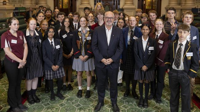 30 young South Australians with big ambitions converged on Parliament House to tackle the big issues in SA in Parliament House for Teen Parliament 2025.