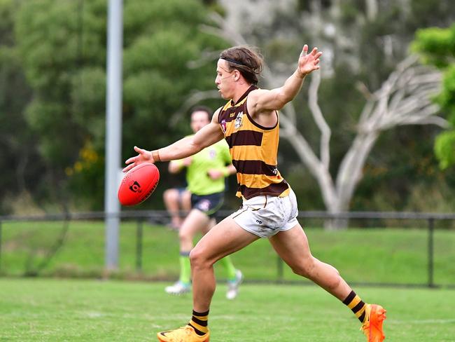 Aspley Hornets QAFL player Ryan Banks-Smith. Photo: Queensland Sport Photography.