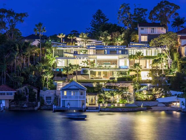 The incredible home in Burraneer Bay.