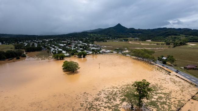 Floods in Mullumbimby Northern NSW Tuesday 1st March 2022. Photo Danielle Smith