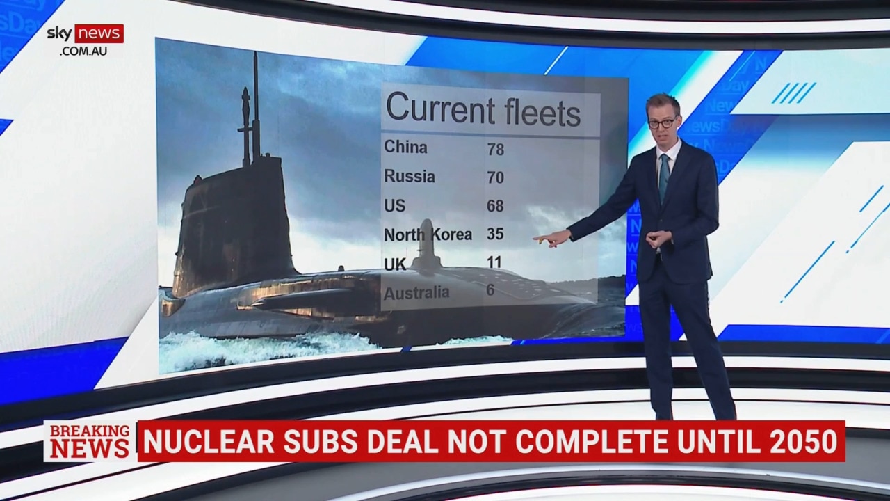 US leads the world with nuclear submarine fleets