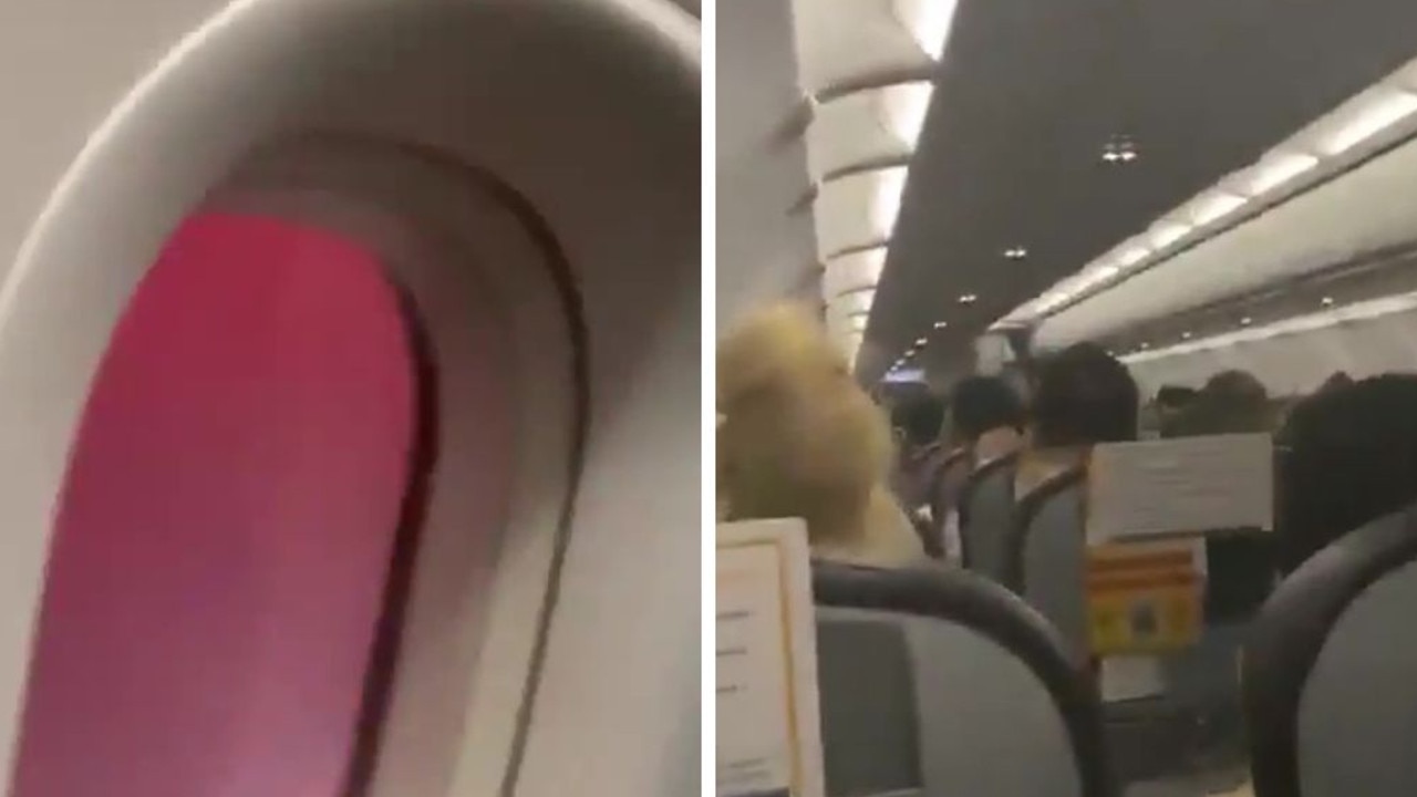 Passengers scream during wild storm