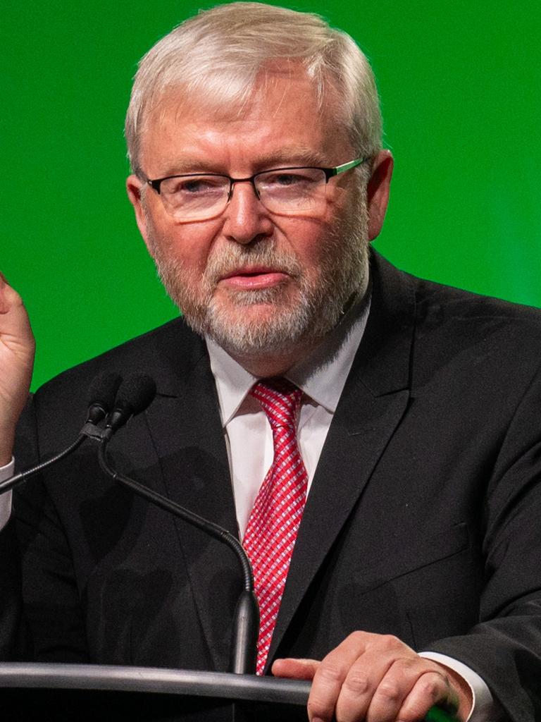 Former prime minister Kevin Rudd. Picture: Darrin Phegley