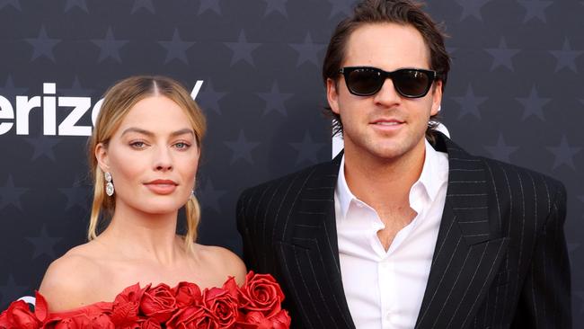 Margot Robbie and Tom Ackerley attend the 29th Annual Critics Choice Awards. Picture: Matt Winkelmeyer/Getty Images for Critics Choice Association