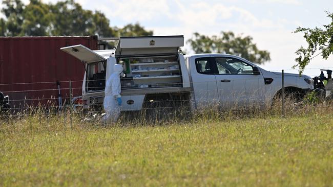 The bodies were found in a shipping container. Picture: NCA NewsWire/Colin Boyd