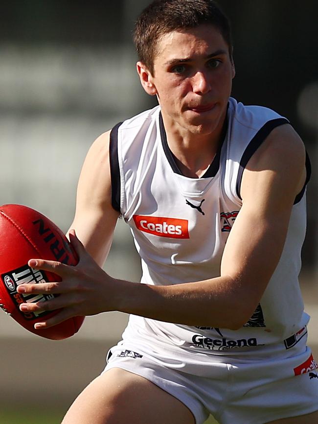 Xavier Ivisic of the Geelong Falcons.