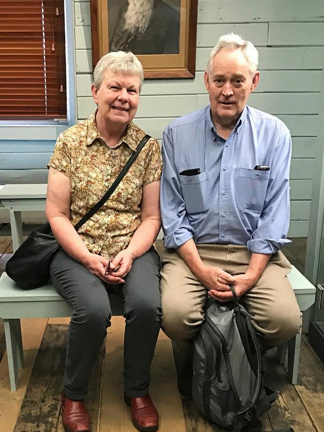 Korumburra pastor Ian Wilkinson and wife Heather Wilkinson.