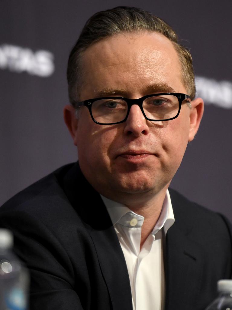 Qantas CEO Alan Joyce last week announced big changes would be coming to the airline. Picture: AAP Image/Bianca De Marchi.