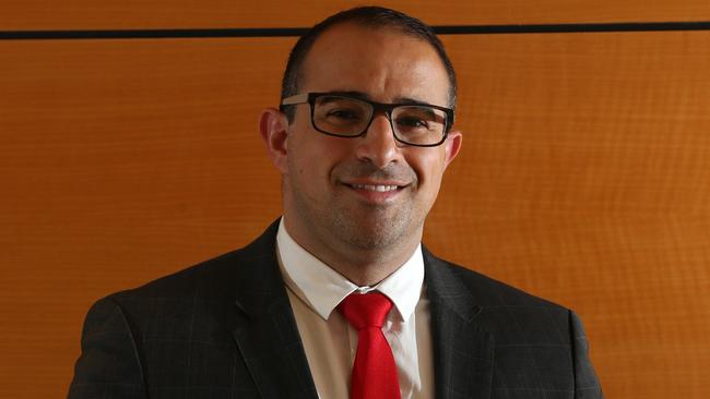 Homecorp CEO Ron Bakir in his Surfers Paradise office. Picture: Regi Varghese