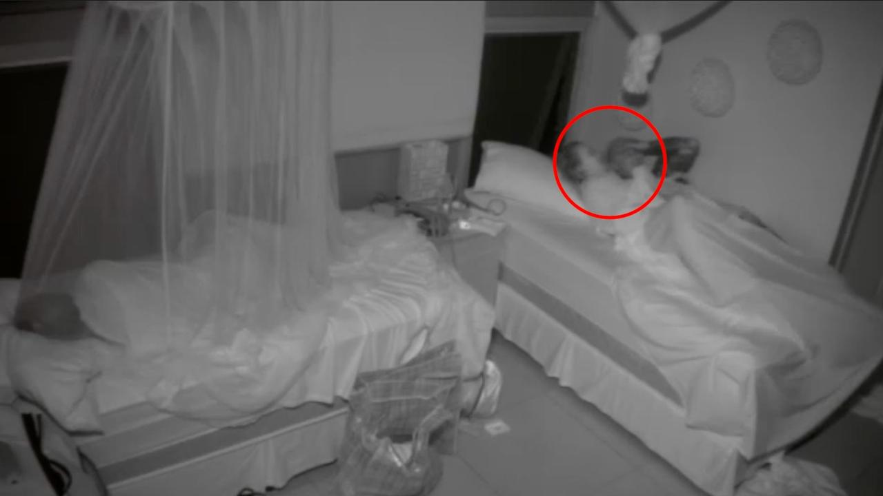 The night vision footage is just getting creepy.