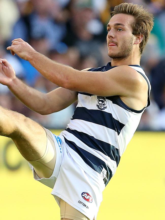 First-year Geelong forward Lachlan Fogarty. Picture: Michael Klein