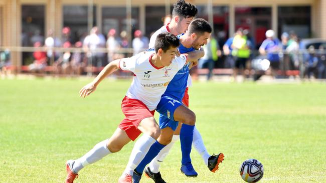 New Melbourne City signing Kerrin Stokes in action for Croydon Kings against Adelaide Olympic this year. Picture: AAP Image Keryn Stevens