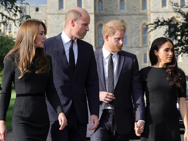 Princess Catherine and Prince William are said to be in a big ‘fight’ over hopes for a reconciliation with Prince Harry, despite Meghan Markle igniting their feud. Picture: Getty Images