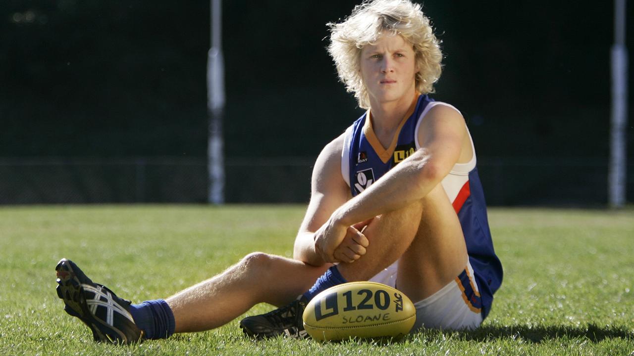 Sloane starred for the Eastern Ranges as a kid.