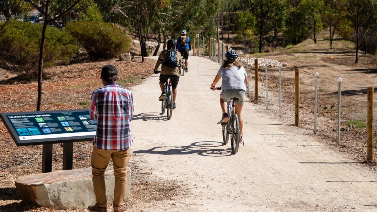 The 700m Minkarra Park path will link Black Rd and Chandlers Hill Rd. Picture: Supplied