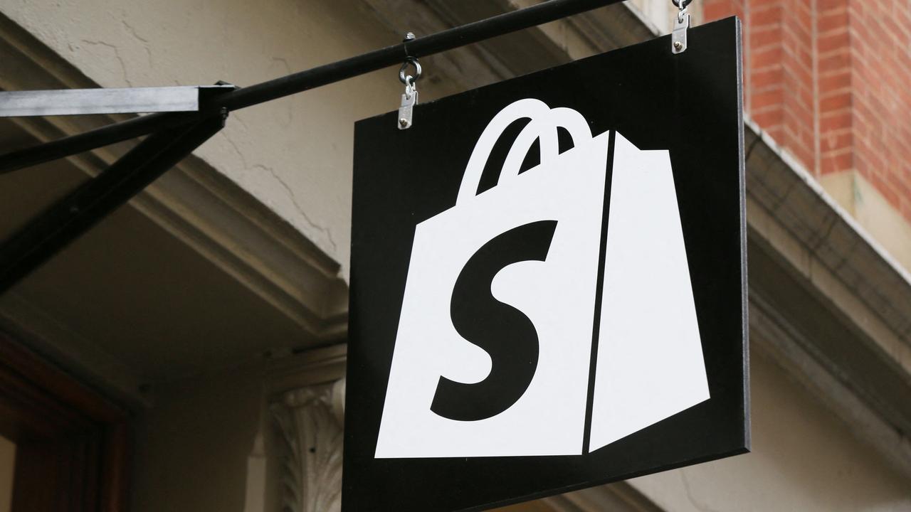 Shopify stock fell 14 per cent after the job cuts were revealed. Picture: Bennett Raglin / Getty Images North America / AFP